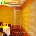 Hot sale movable dividing folding door sliding dividers melamine wooden partition price for conference center
